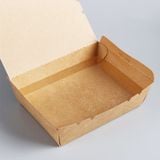  Hộp giấy Clamshell kraft paper box 700 ml 