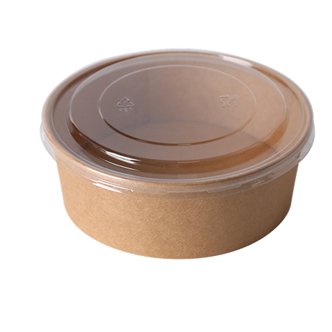  Bộ tô giấy kraft 1300ml + nắp nhựa PET (không nóng) 