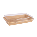  Khay giấy kraft sushi nắp PET chống đọng sương #7 SS07 