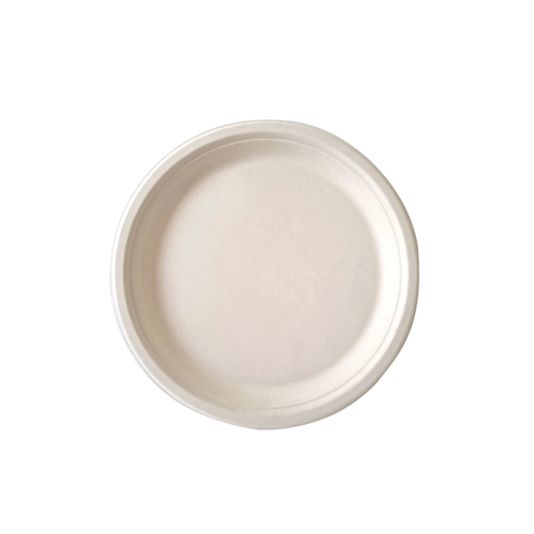 Dĩa bã mía màu nâu 6 inch - Ø15cm