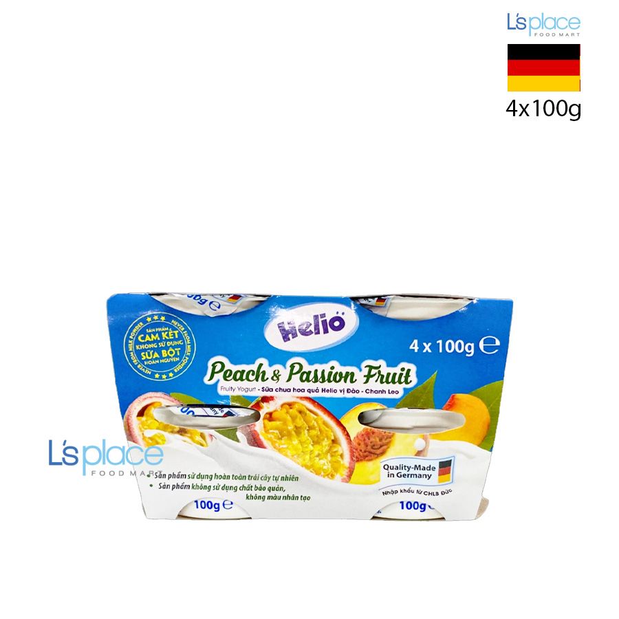 Helio Sữa chua hoa quả vị đào – chanh leo