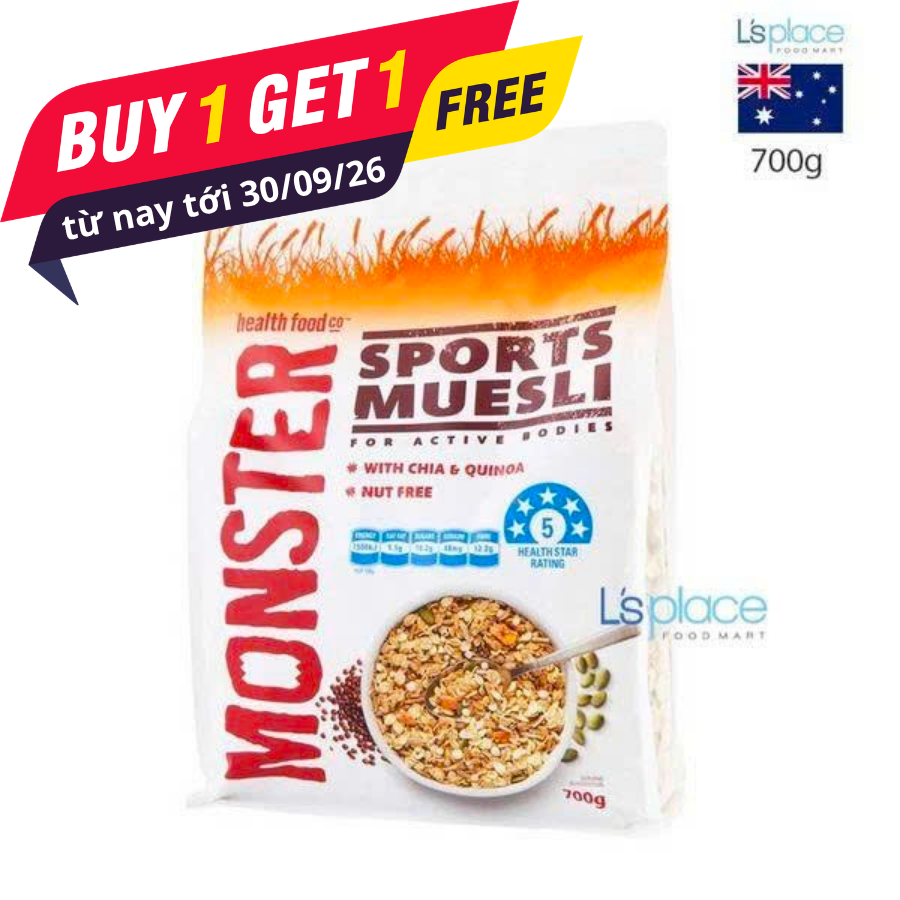 Monster Health Food Ngũ Cốc Sport Muesli