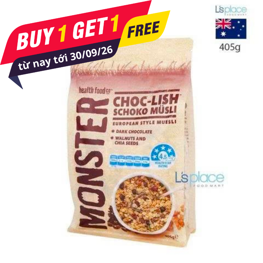 Monster Health Food Ngũ Cốc Socola