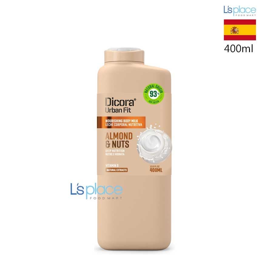 Dicora Urban Fit Sữa dưỡng thể Almond & Nuts