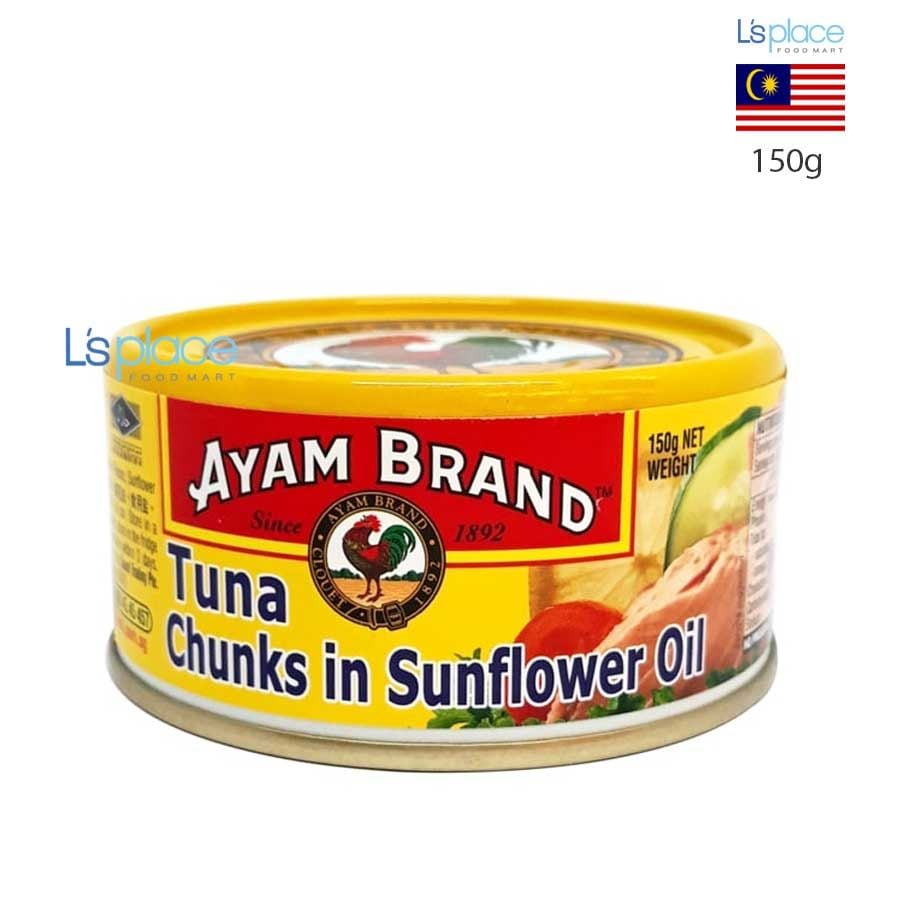 Ayam Brand Cá ngừ cắt khúc ngâm dầu hướng dương