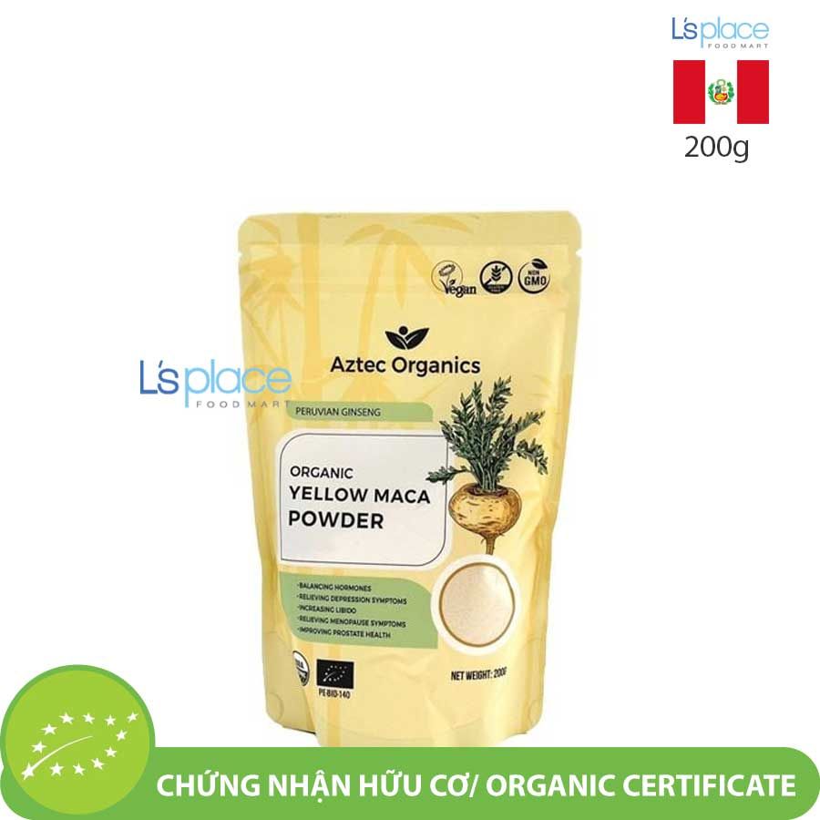 Aztec Organics Bột maca vàng hữu cơ (nhân sâm Peru)