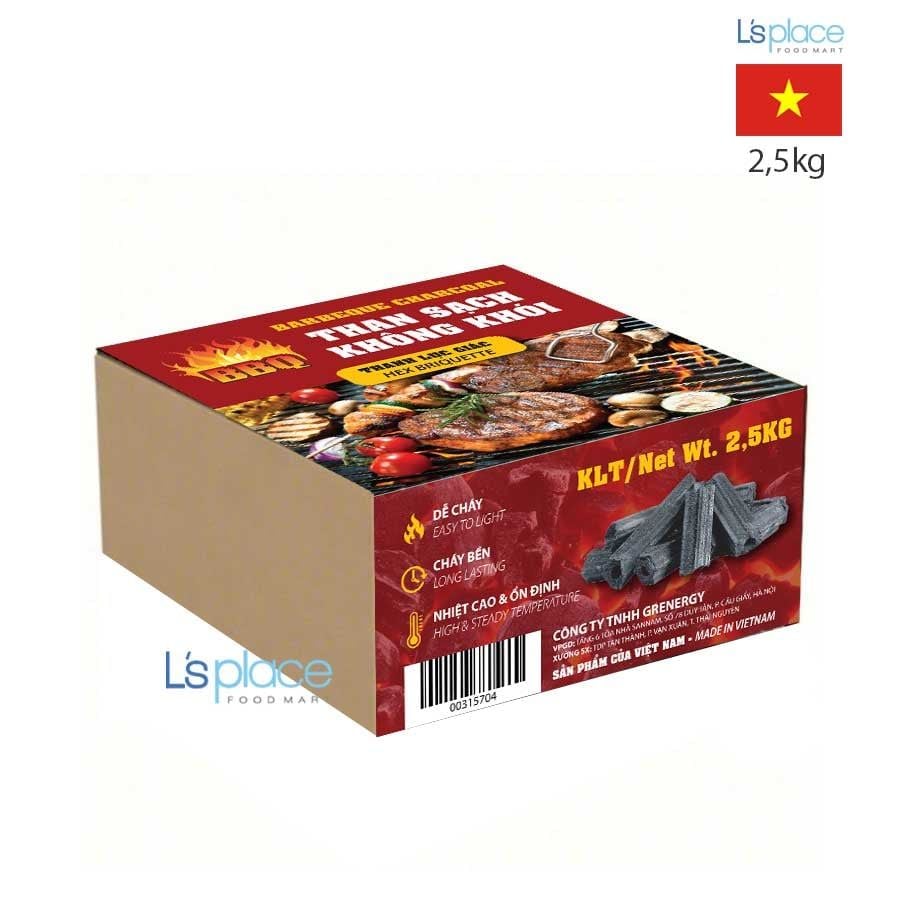 BBQ Than sạch không khói Thanh Lục Giác