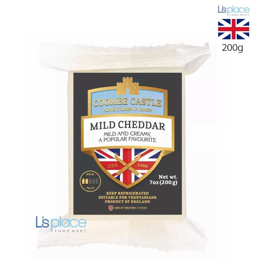 Coombe Castle Phomai Cheddar trắng vị dịu