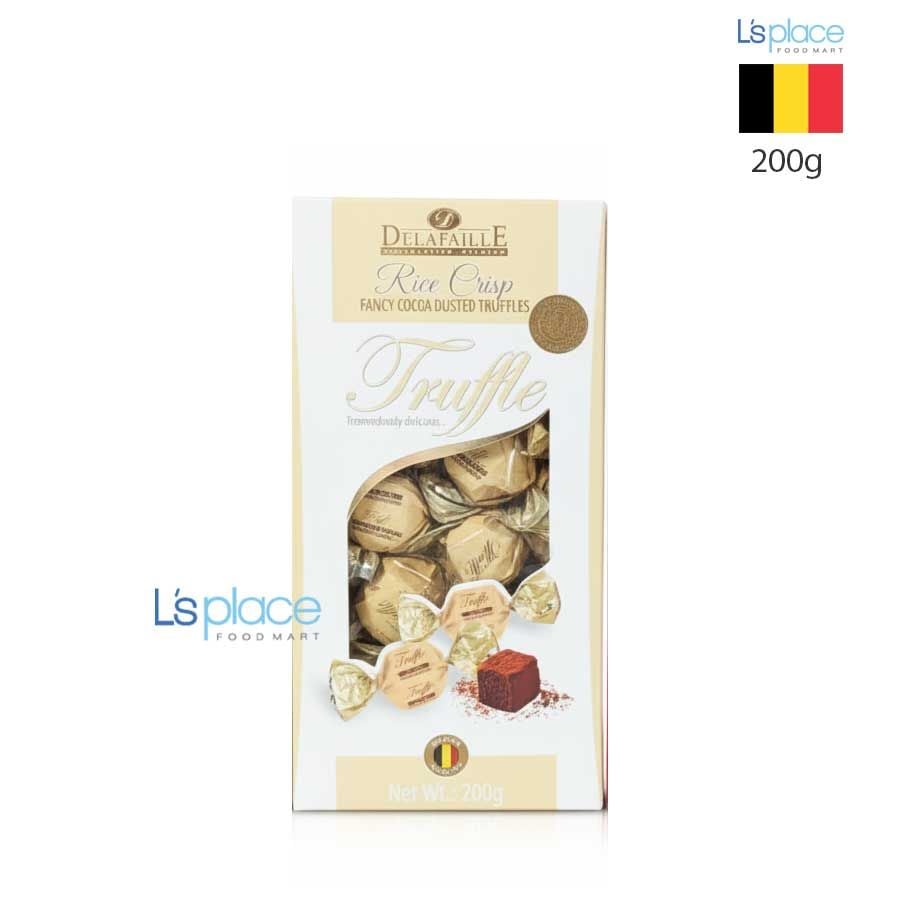 Delafaille Socola Truffle phủ cacao gạo giòn