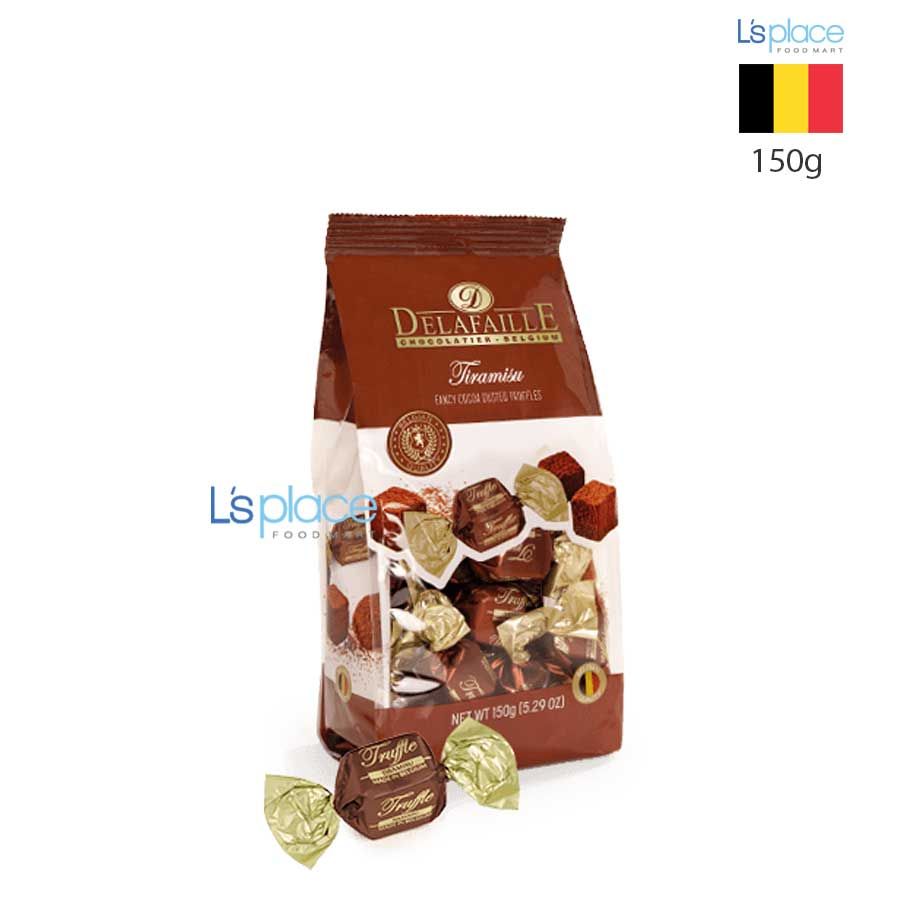 Delafaille Socola Truffle phủ cacao Tiramisu túi nhỏ