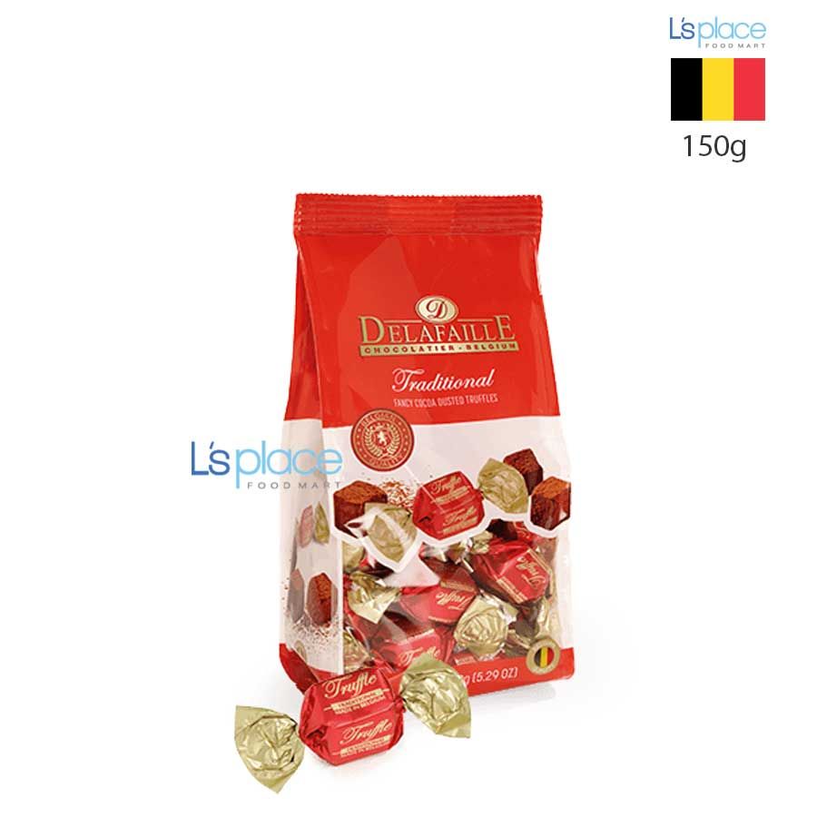 Delafaille Socola Truffle phủ cacao truyền thống túi nhỏ