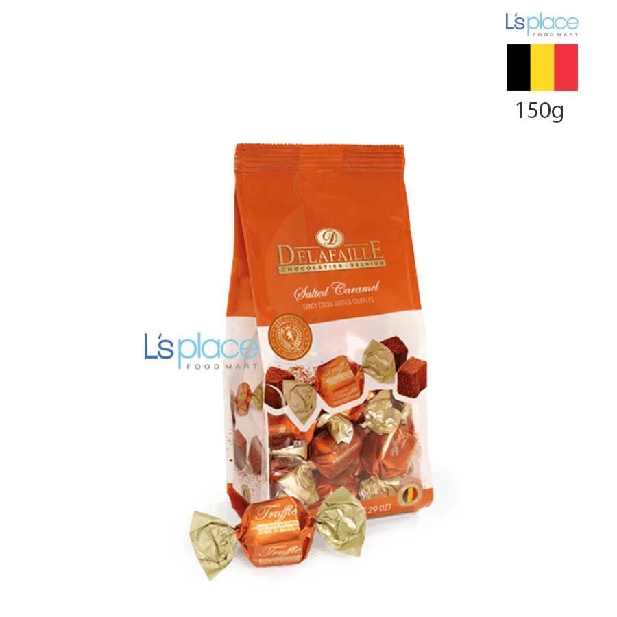 Delafaille Socola Truffle phủ cacao vị caramen muối túi nhỏ