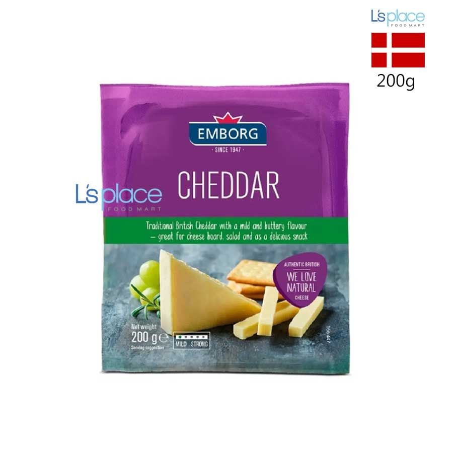 Emborg Phomai Cheddar trắng