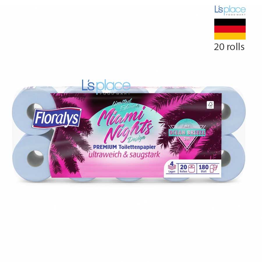 Floralys Giấy vệ sinh siêu mềm Jungle Edition & Miami Nights