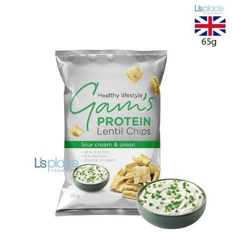 Gam's Snack Protein đậu lăng vị kem chua & hành tây