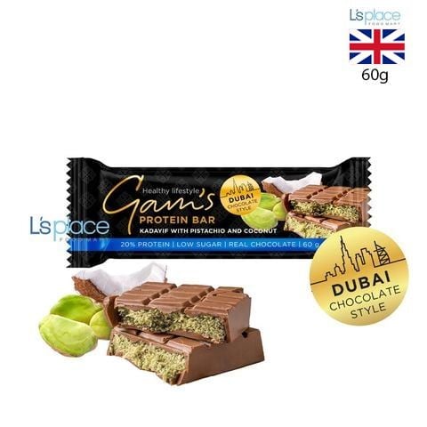 Gam's Thanh Protein kiểu Dubai vị Kadayif hạt dẻ cười & dừa