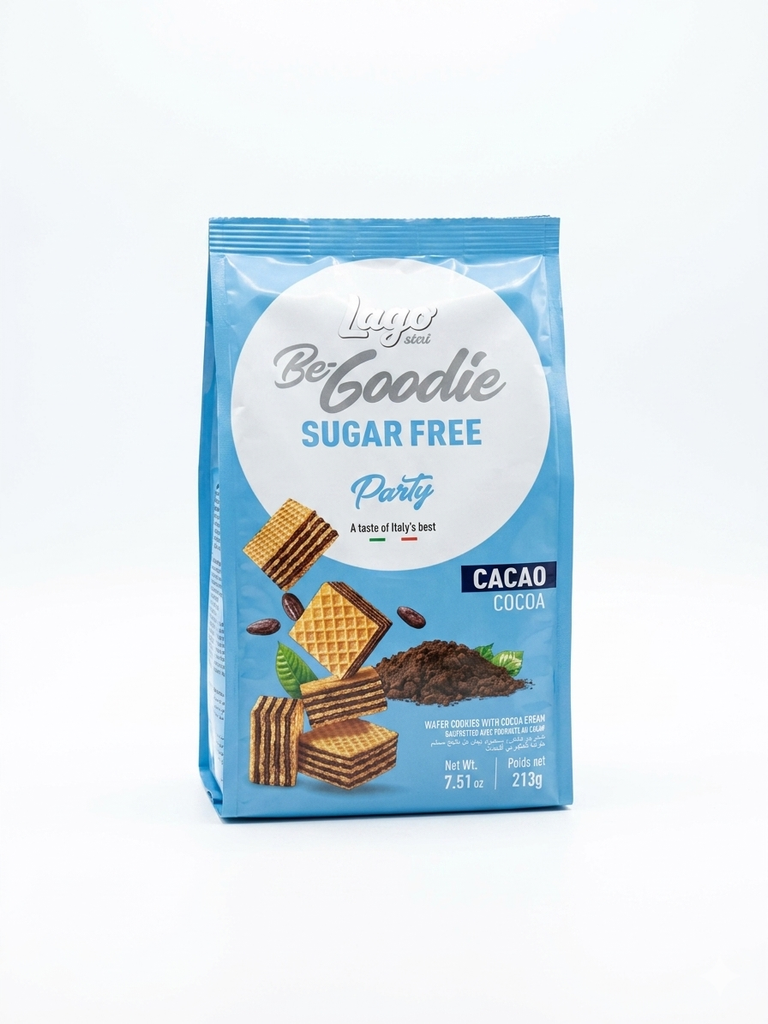 Lago Bánh xốp cacao không đường Mini Party