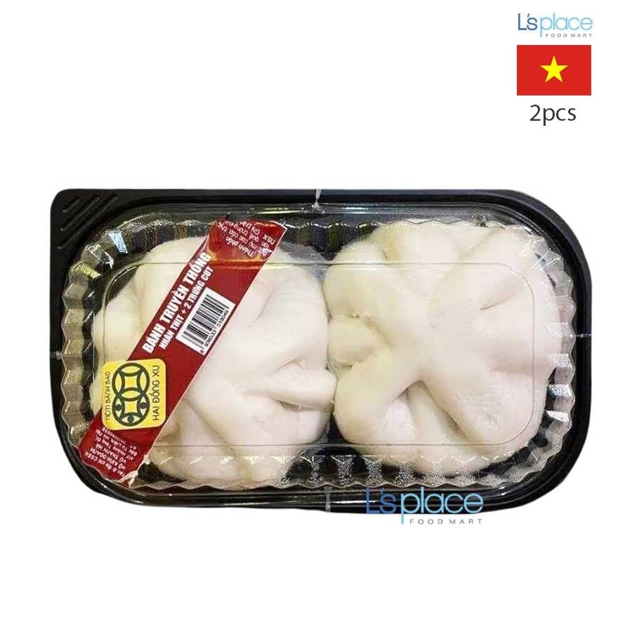 Hai đồng xu Bánh bao nhân truyền thống hộp nhỏ