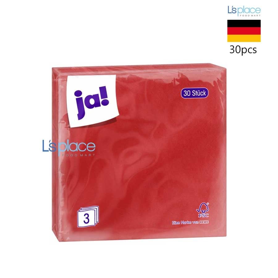 Ja Giấy vuông 30 tờ cỡ 33cm màu đỏ