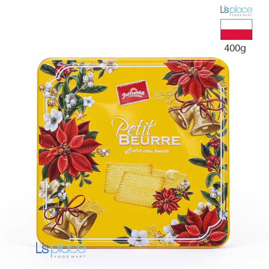 Jutrzenka Bánh quy bơ hộp thiếc 3 màu