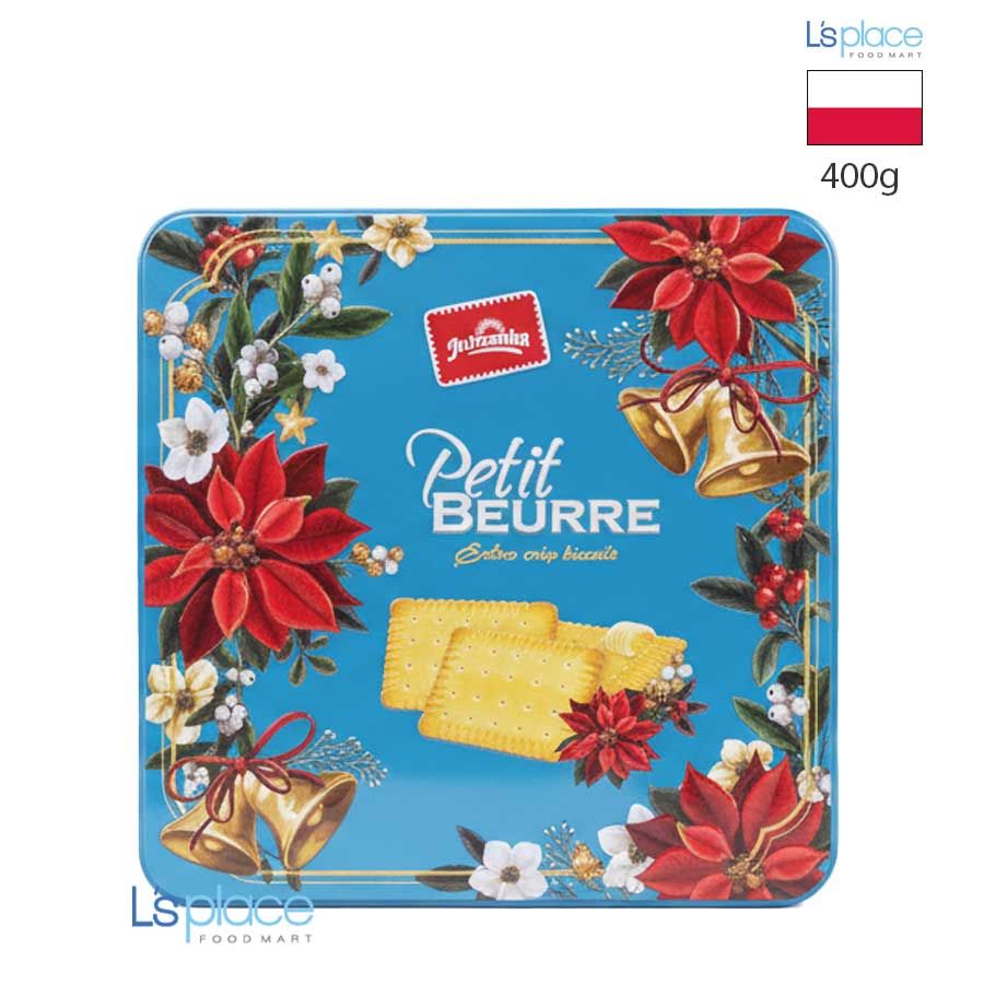 Jutrzenka Bánh quy bơ hộp thiếc 3 màu