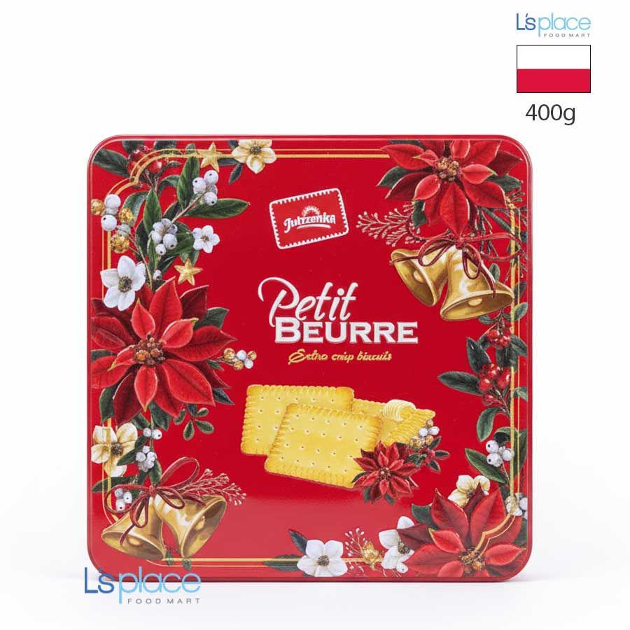 Jutrzenka Bánh quy bơ hộp thiếc 3 màu