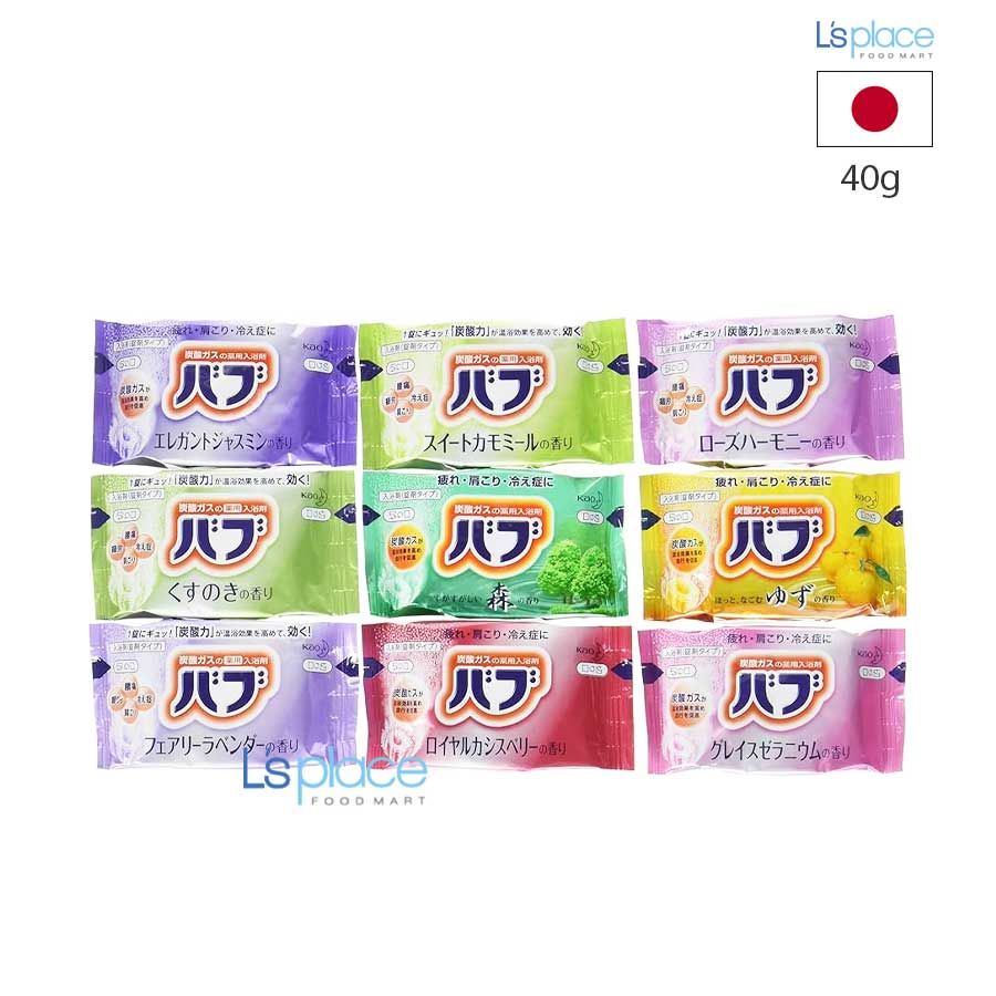 Kao Viên tắm sủi bọt các mùi