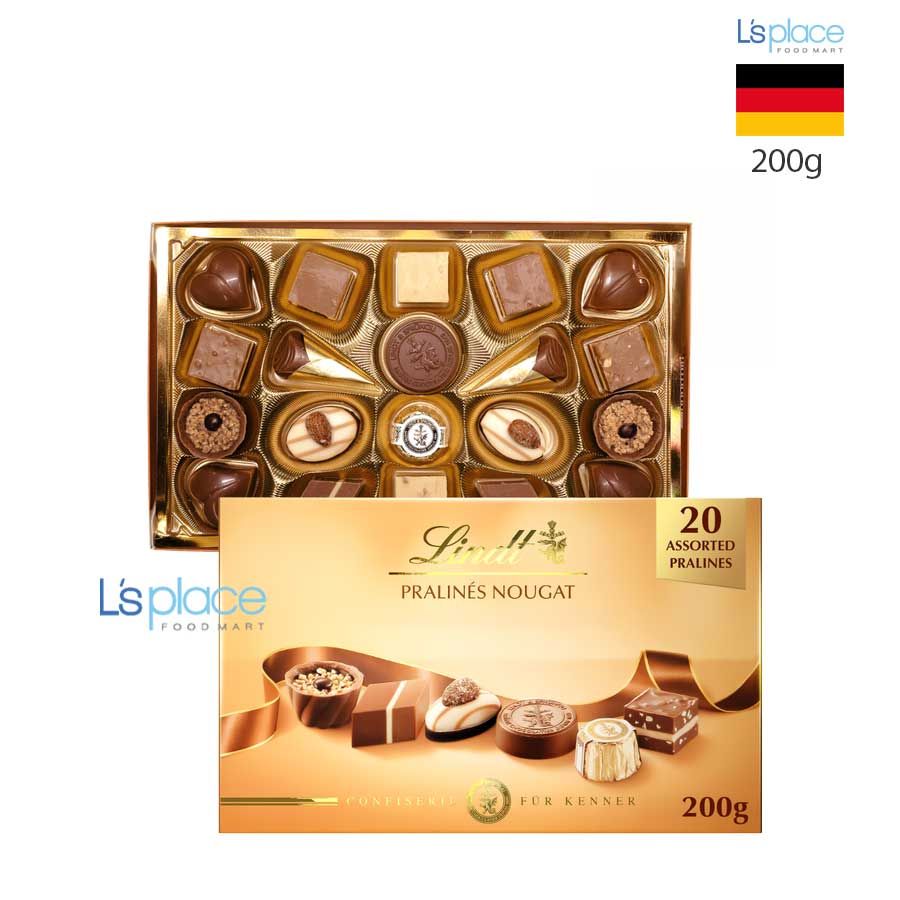 Lindt Socola hộp Pralines Nougat