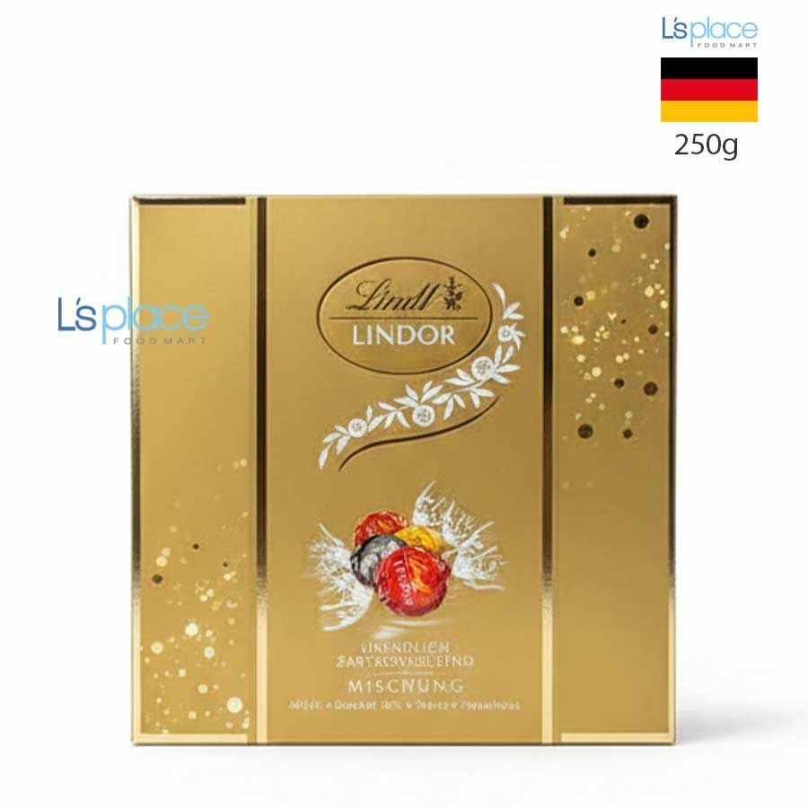 Lindt Socola tổng hợp Lindor hộp vàng