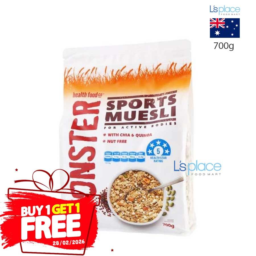 Mua 1 tặng 1 - Monster Health Food Ngũ Cốc Sport Muesli