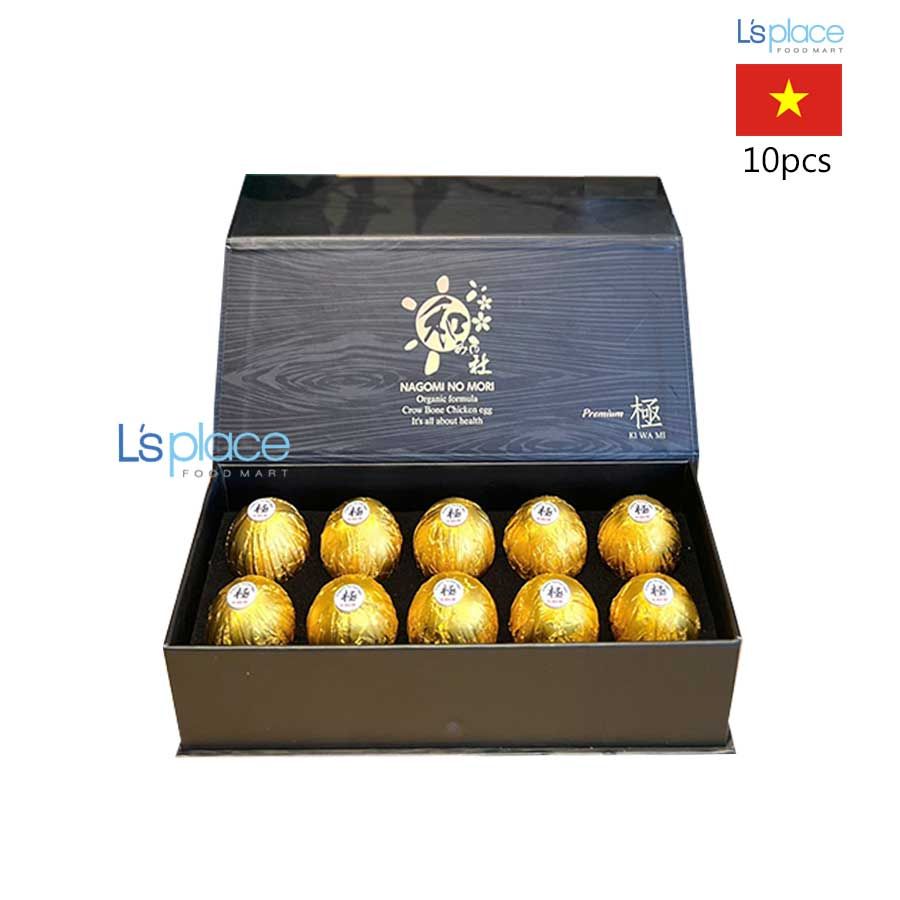Nagomi Trứng gà ác hữu cơ cao cấp bọc giấy vàng [Pre-order]