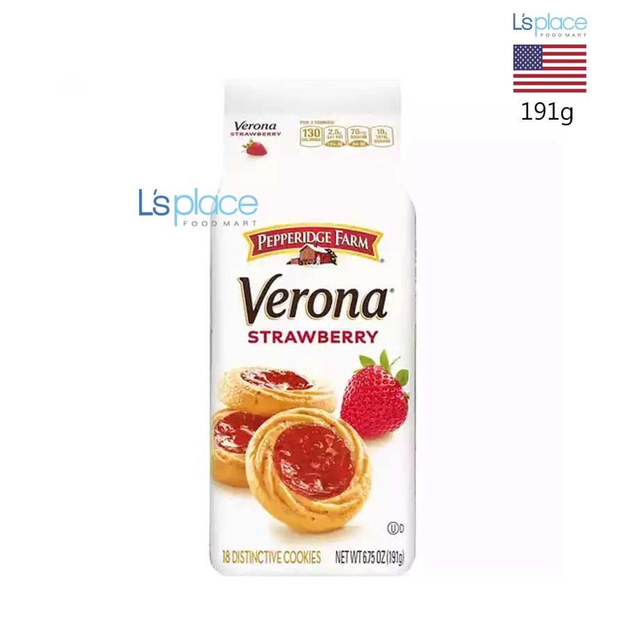 Pepperidge Farm Bánh quy mứt dâu Verrona
