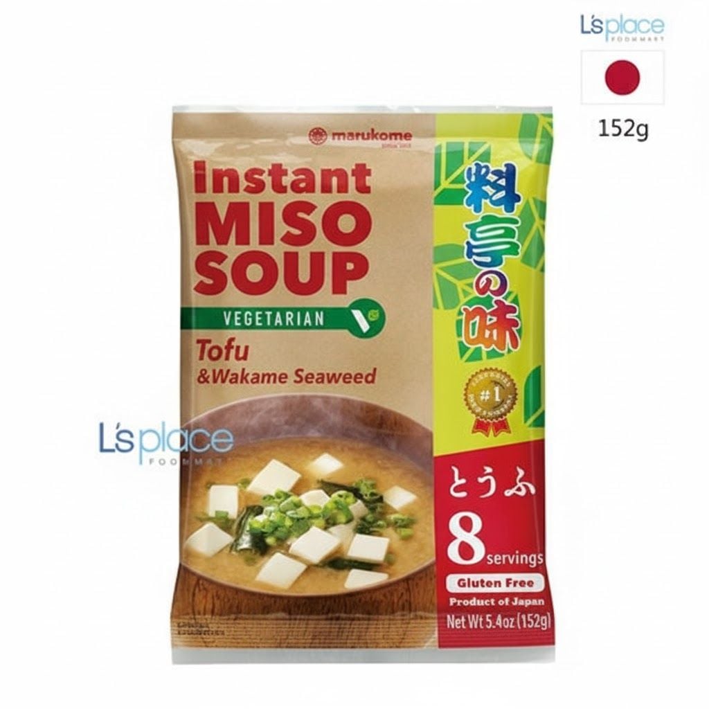 Marukome Súp Miso ăn liền đậu phụ chay