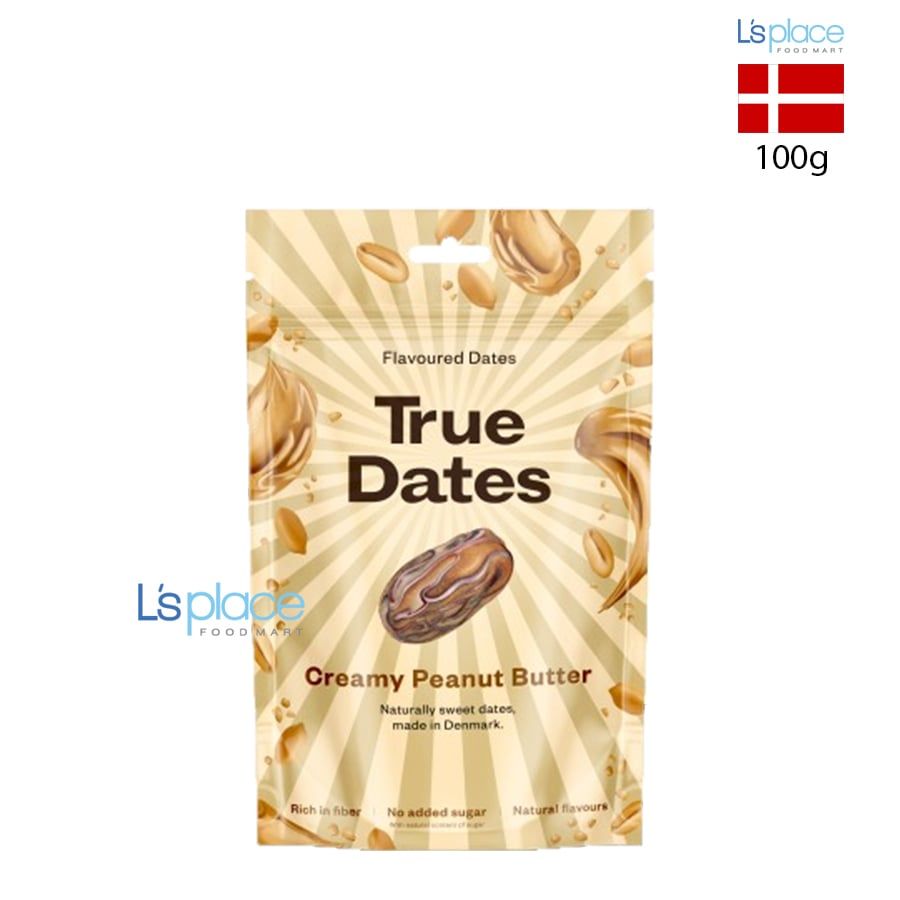 True Dates Quả chà là tẩm vị kem bơ lạc
