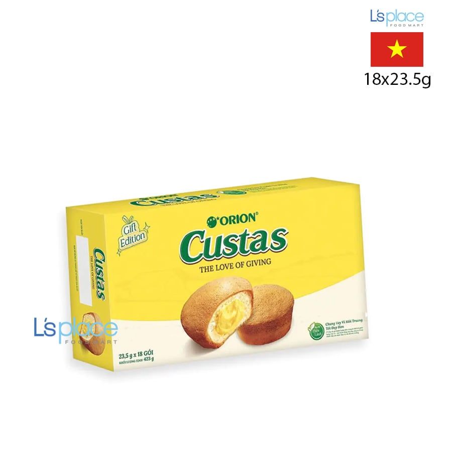 Orion Bánh Custas nhân kem trứng