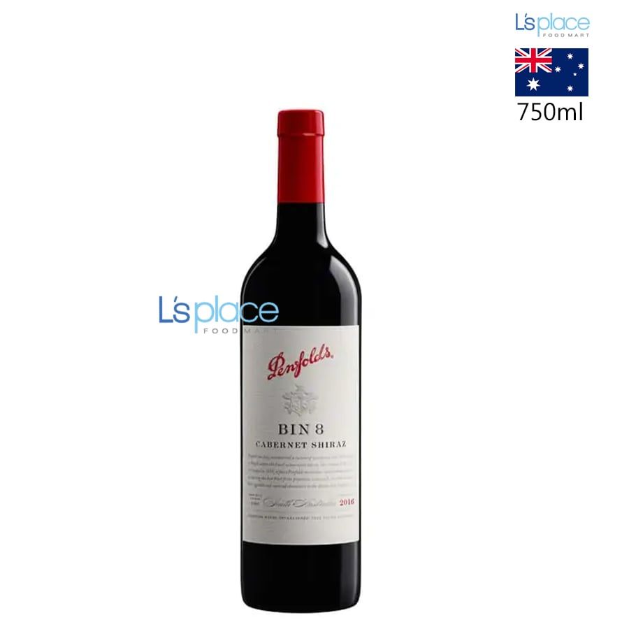 Penfolds Bin 8 Vang đỏ Shiraz Cabernet