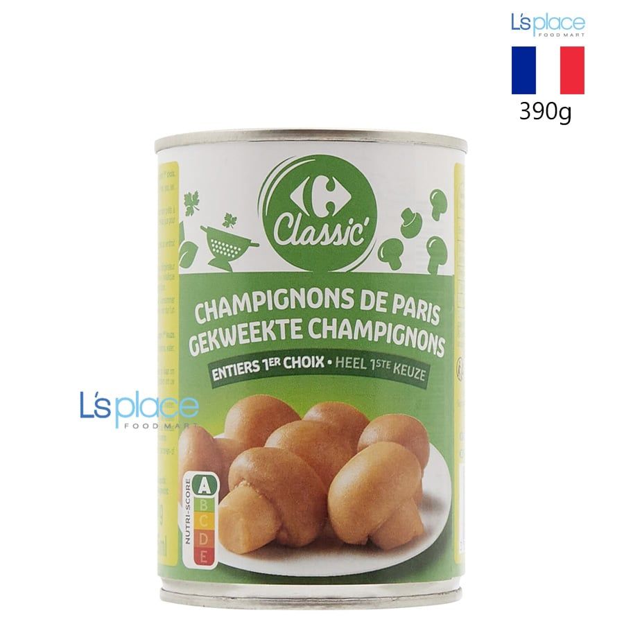 Carrefour Classic Nấm mỡ nguyên quả
