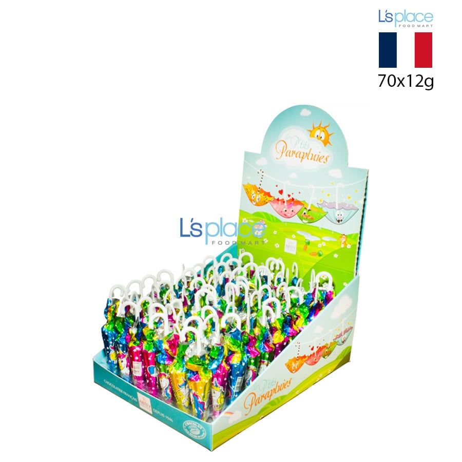 Abtey Kẹo socola hình chiếc ô Les P'tits Parapluies mẫu 4