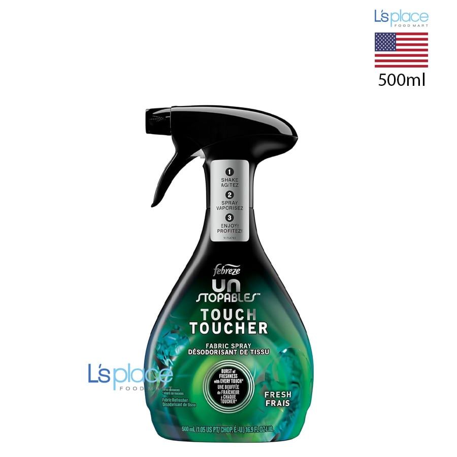 Febreze Fabric Xịt thơm quần áo Unstopables Touch Fresh