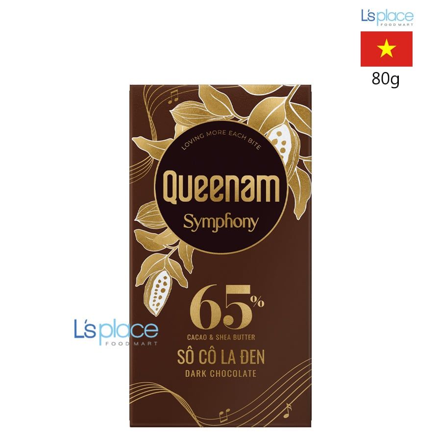 Queenam Symphony Thanh socola đen 65% cacao