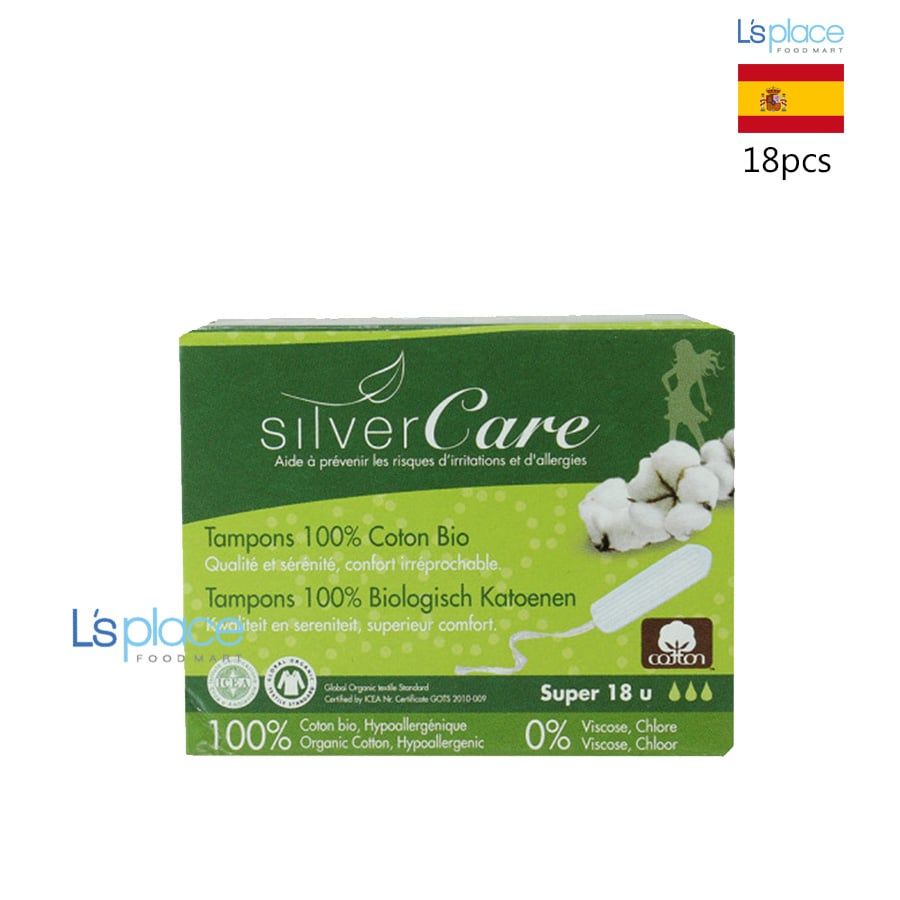 Silver Care Tampon hữu cơ loại siêu hút