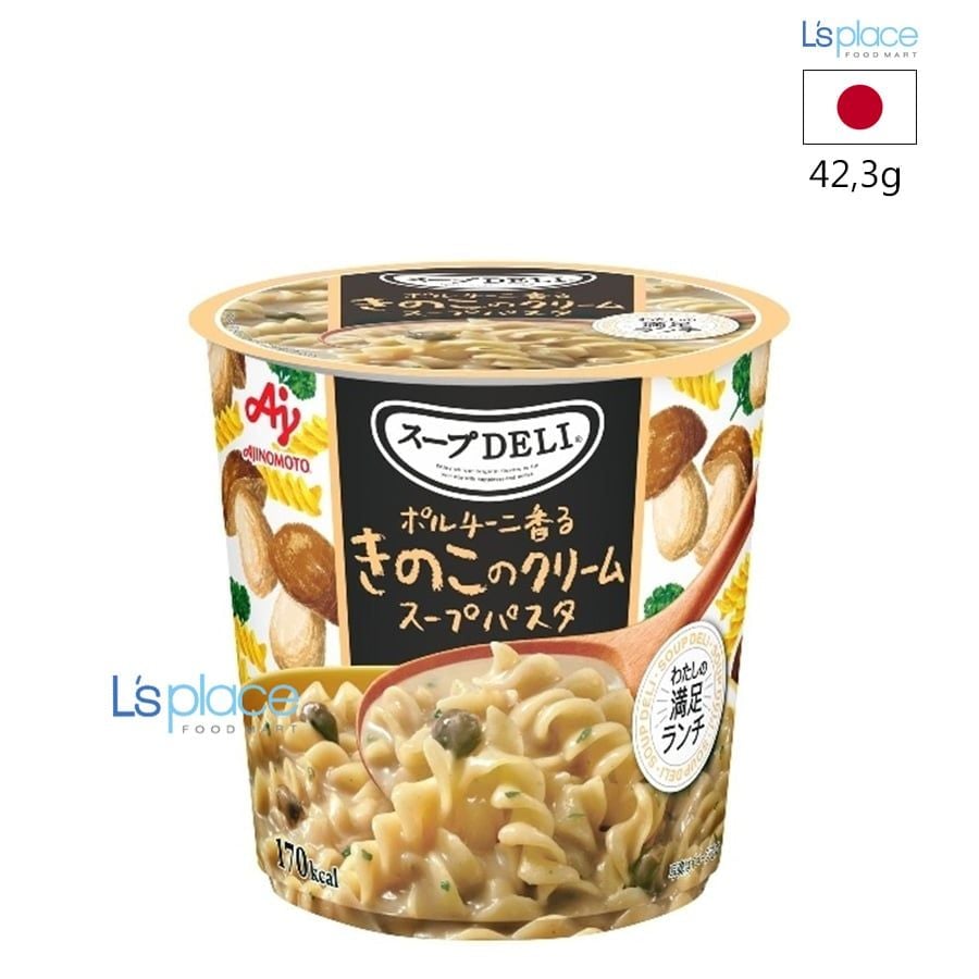 Ajinomoto Soup Deli Mì Ý xốt kem Nấm Thông