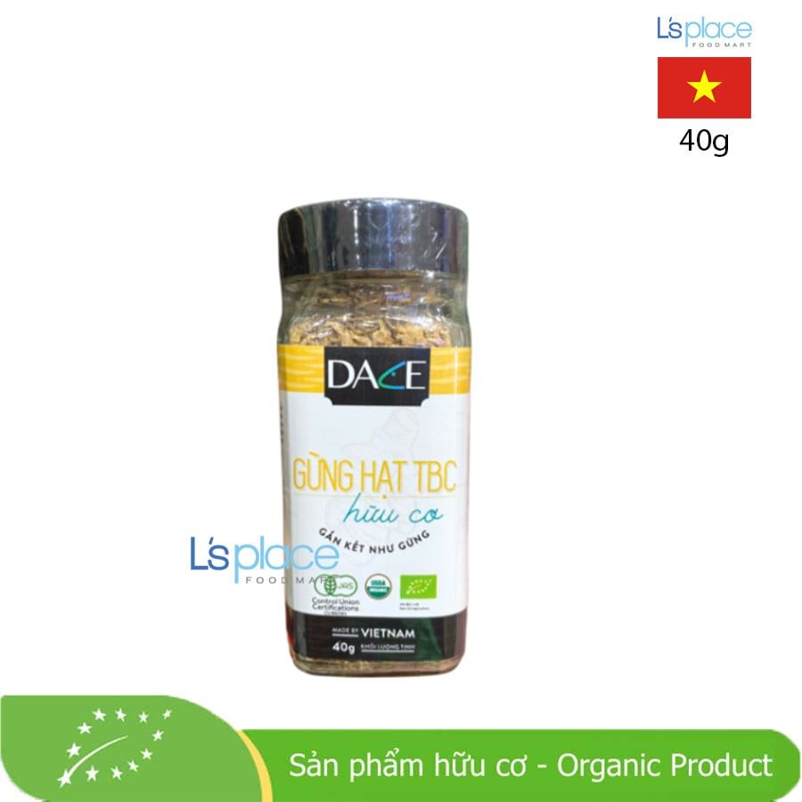 Dace Gừng hạt TBC hữu cơ