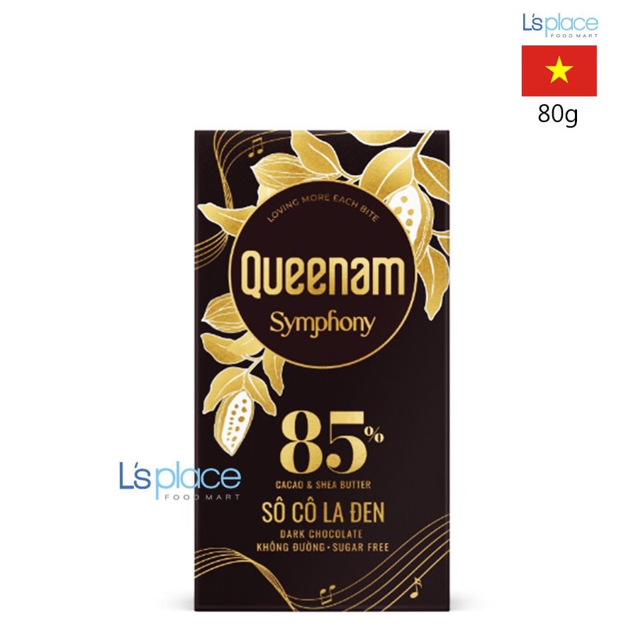 Queenam Symphony Thanh socola đen 85% cacao