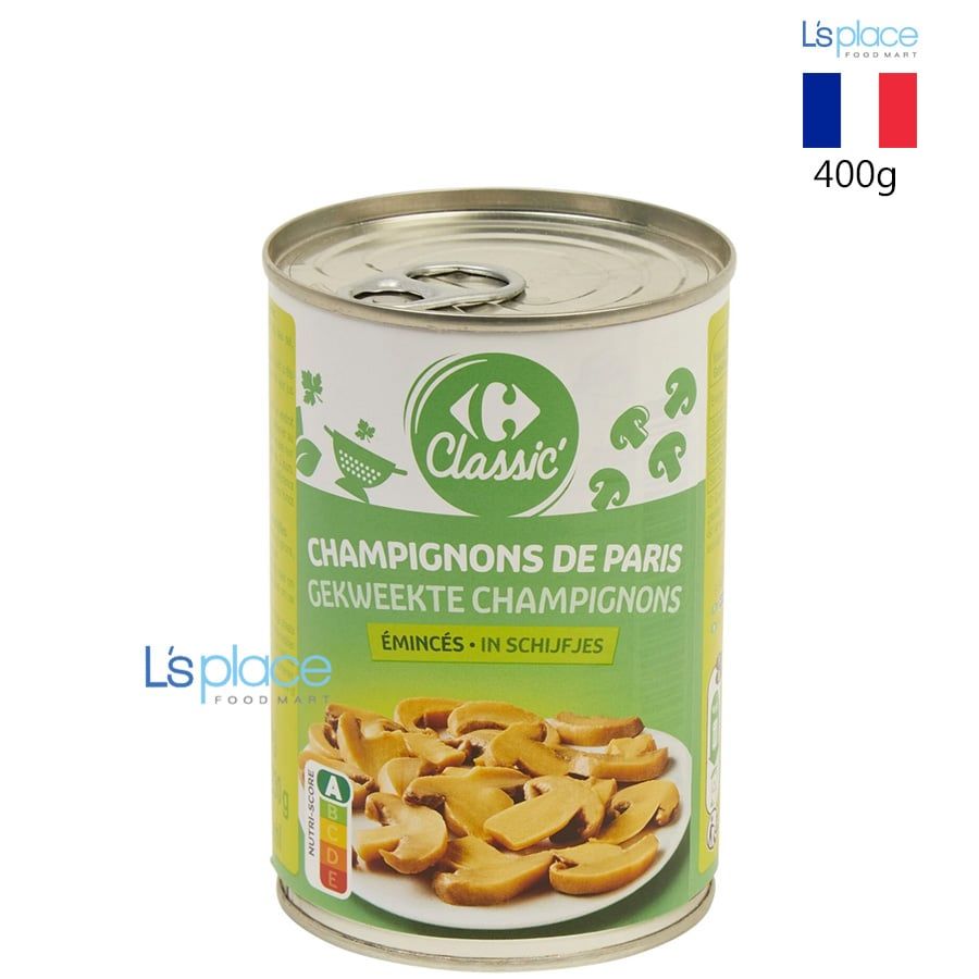 Carrefour Classic Nấm mỡ cắt lát