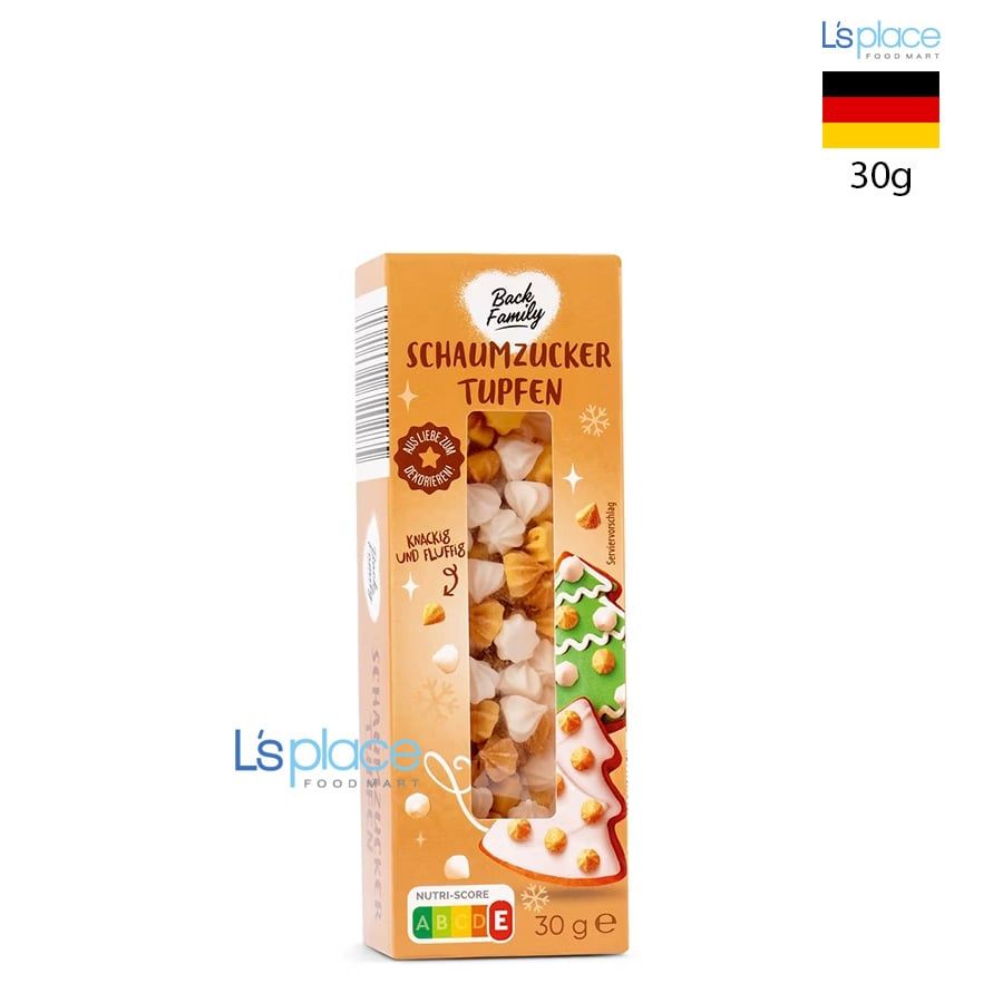 Back Family Hạt trang trí bánh giòn xốp