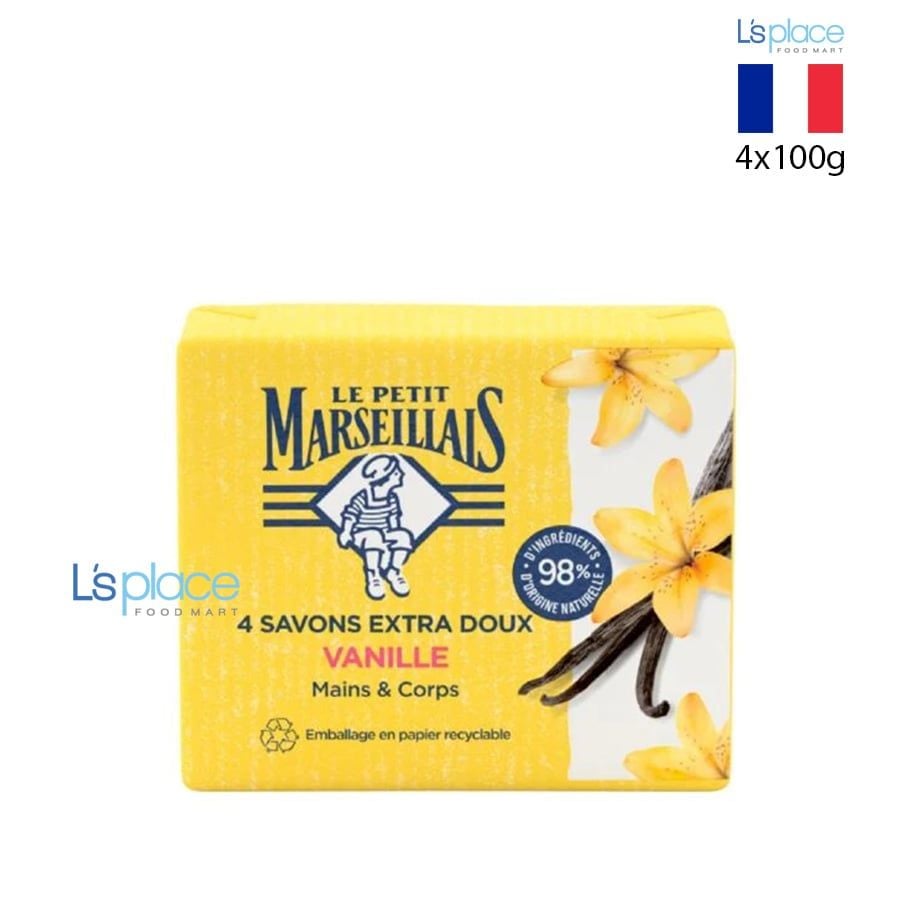 Le Petit Marseillais Bánh xà phòng Hương vani