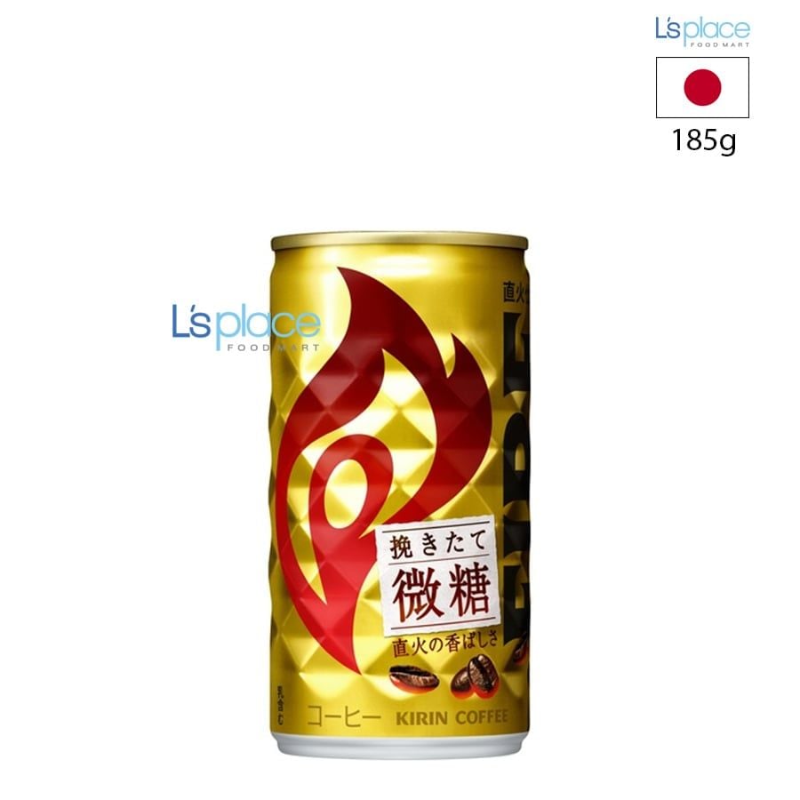Kirin Cà phê rang xay ít đường đóng lon