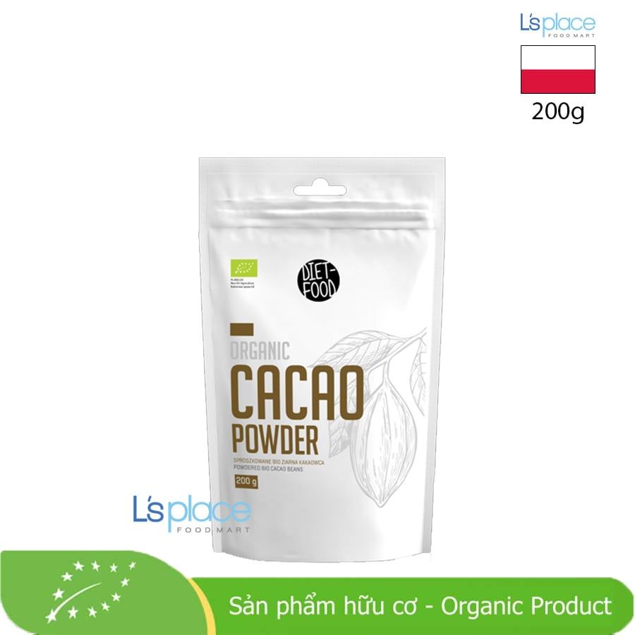 Diet Food Bột Cacao thô hữu cơ