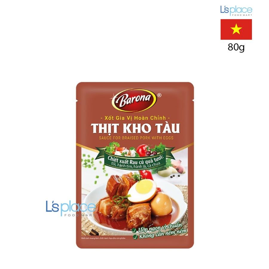 Barona Xốt hoàn chỉnh Thịt kho tàu
